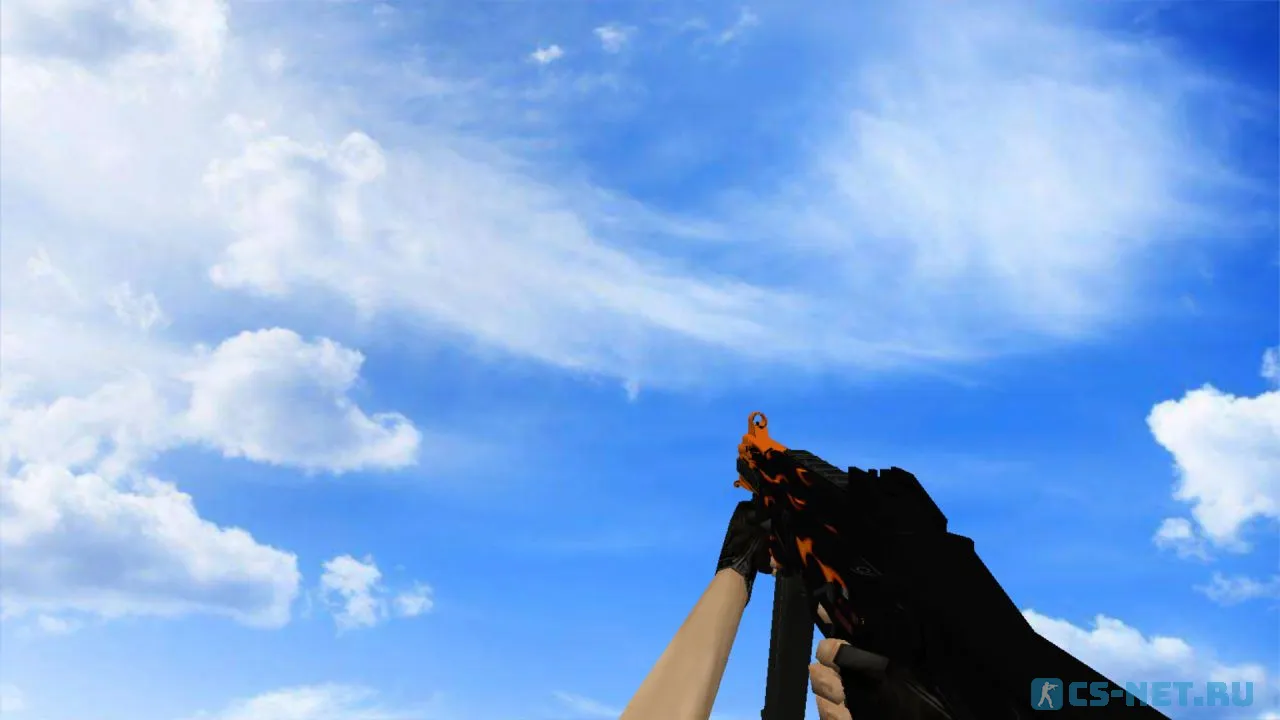 Модель «UMP-45 | Пламя» для CS 1.6 (скрин 3)