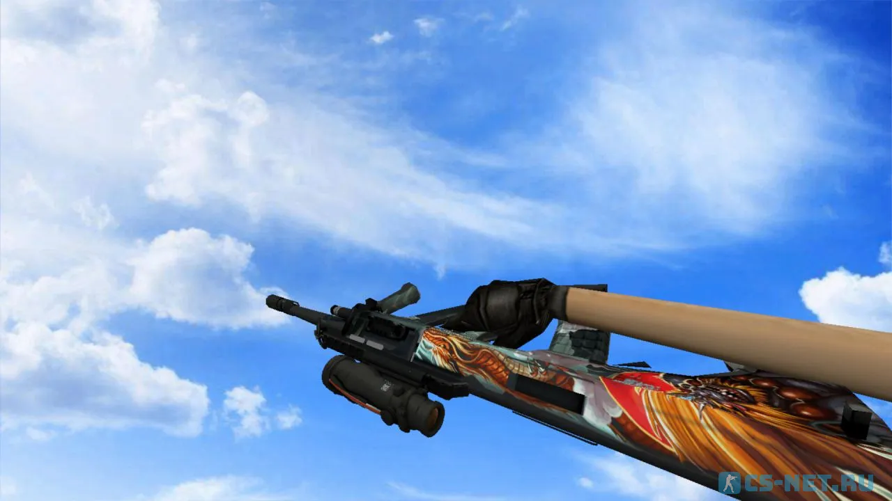 Модель «AUG | Azuro» для CS 1.6 (скрин 2)