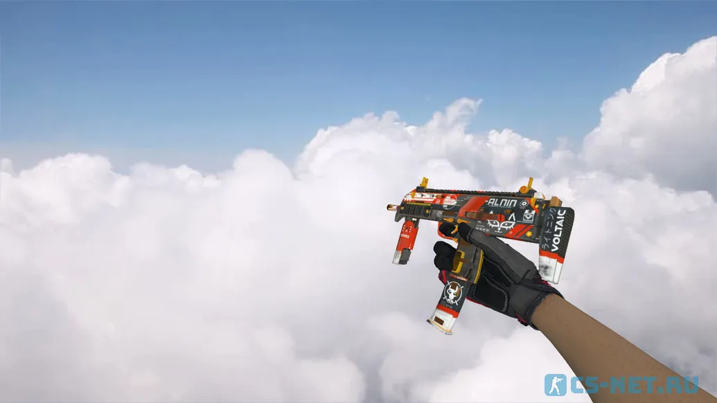 Модель «MP7 | Кровавый спорт (red gloves)» для CS 1.6
