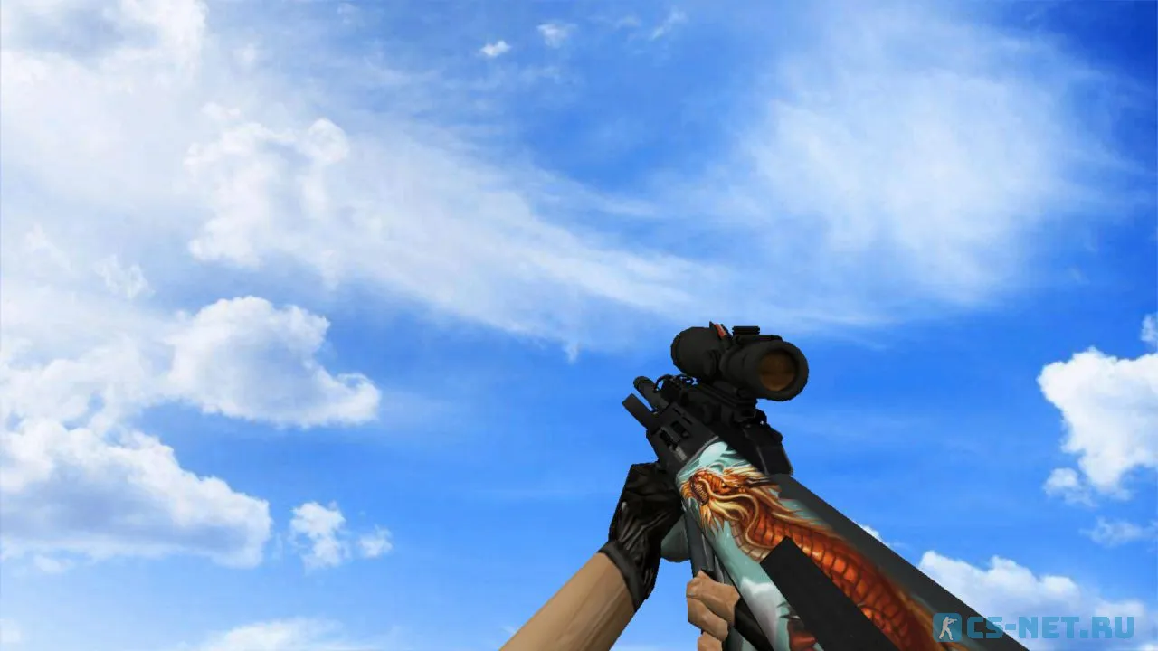 Модель «AUG | Azuro» для CS 1.6 (скрин 3)