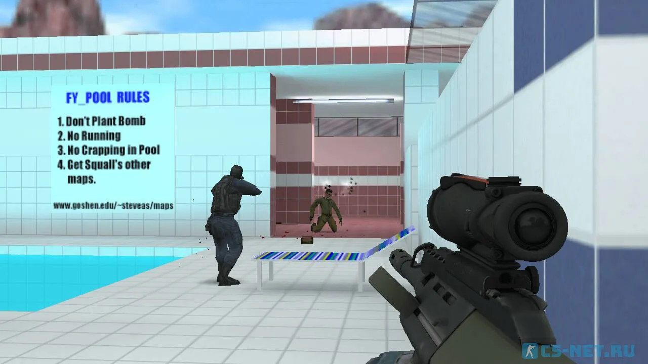 Модель «AUG из CS:GO» для CS 1.6 (скрин 2)