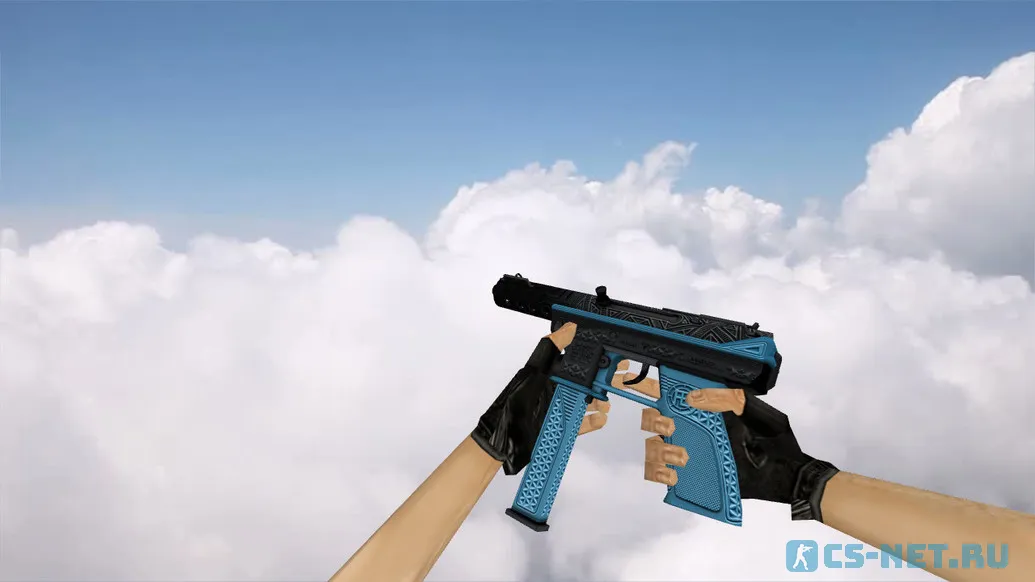 Модель «TEC-9 Tread Blue» для CS 1.6