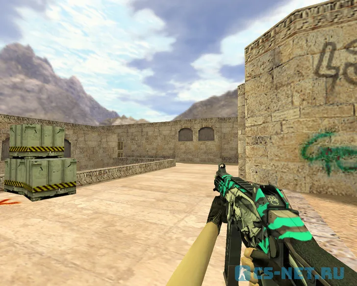 Модель «UMP-45 Первобытный саблезуб» для CS 1.6 (скрин 3)