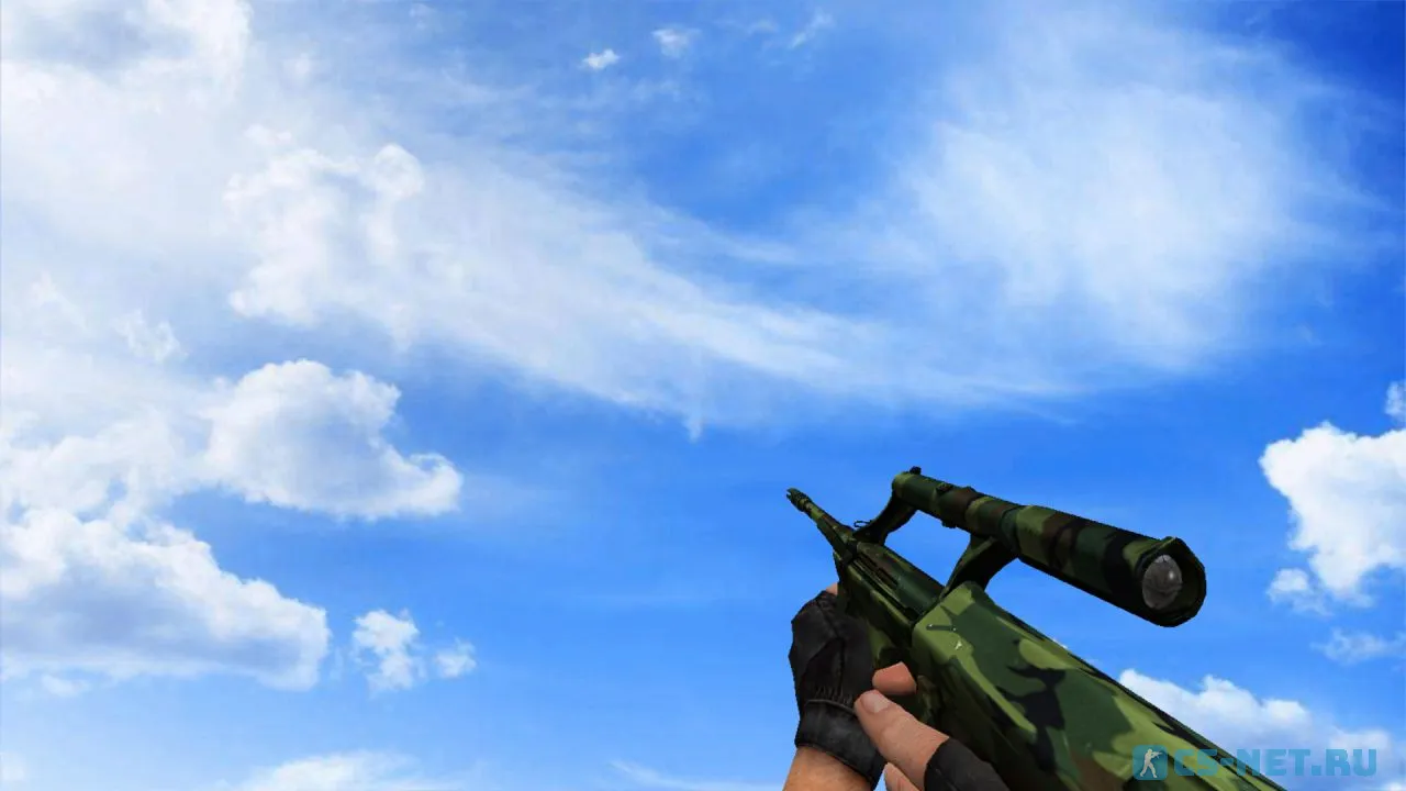 Модель «AUG Лесной камуфляж» для CS 1.6