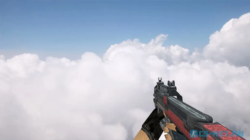 Модель «P90 Bark Beetle Red» для CS 1.6 (скрин 4)