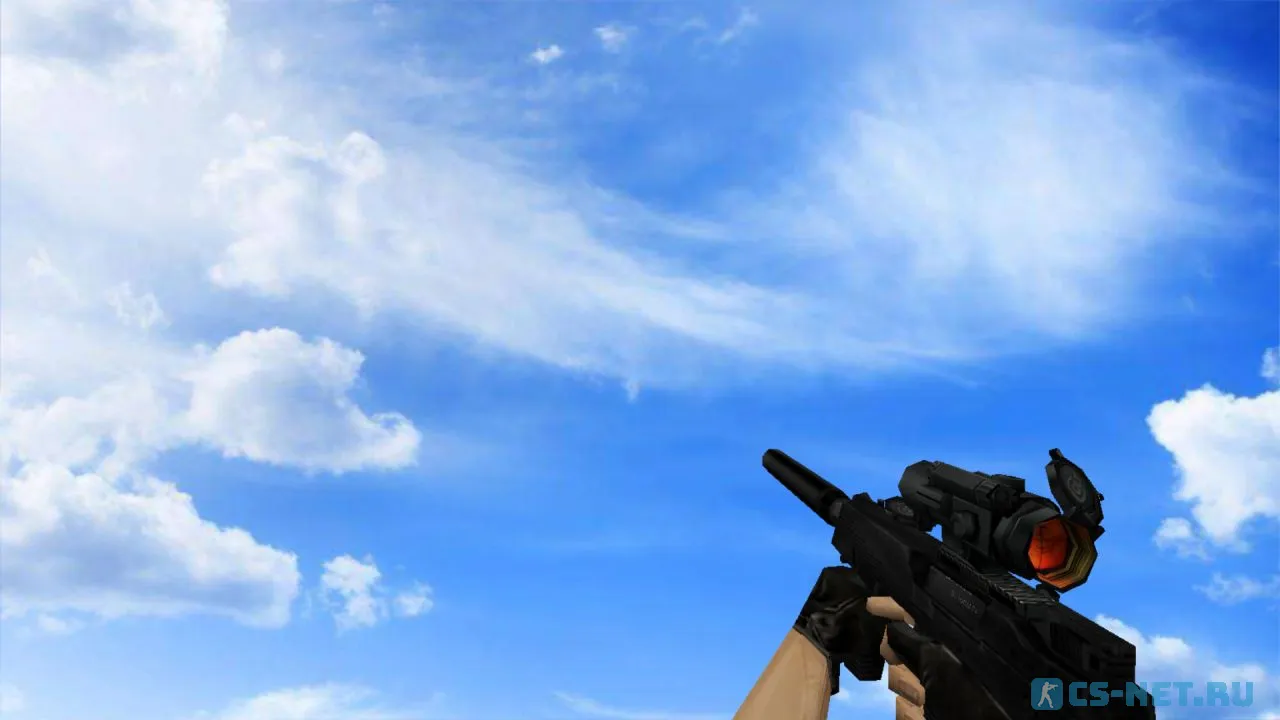 Модель «TMP с оптическим прицелом» для CS 1.6