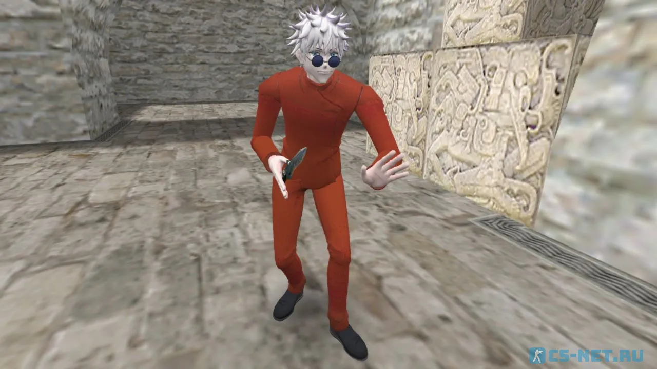 Модель персонажа «Satoru Gojou (Сатору Годзё)» из аниме "Магическая битва" для CS 1.6 (под TT)