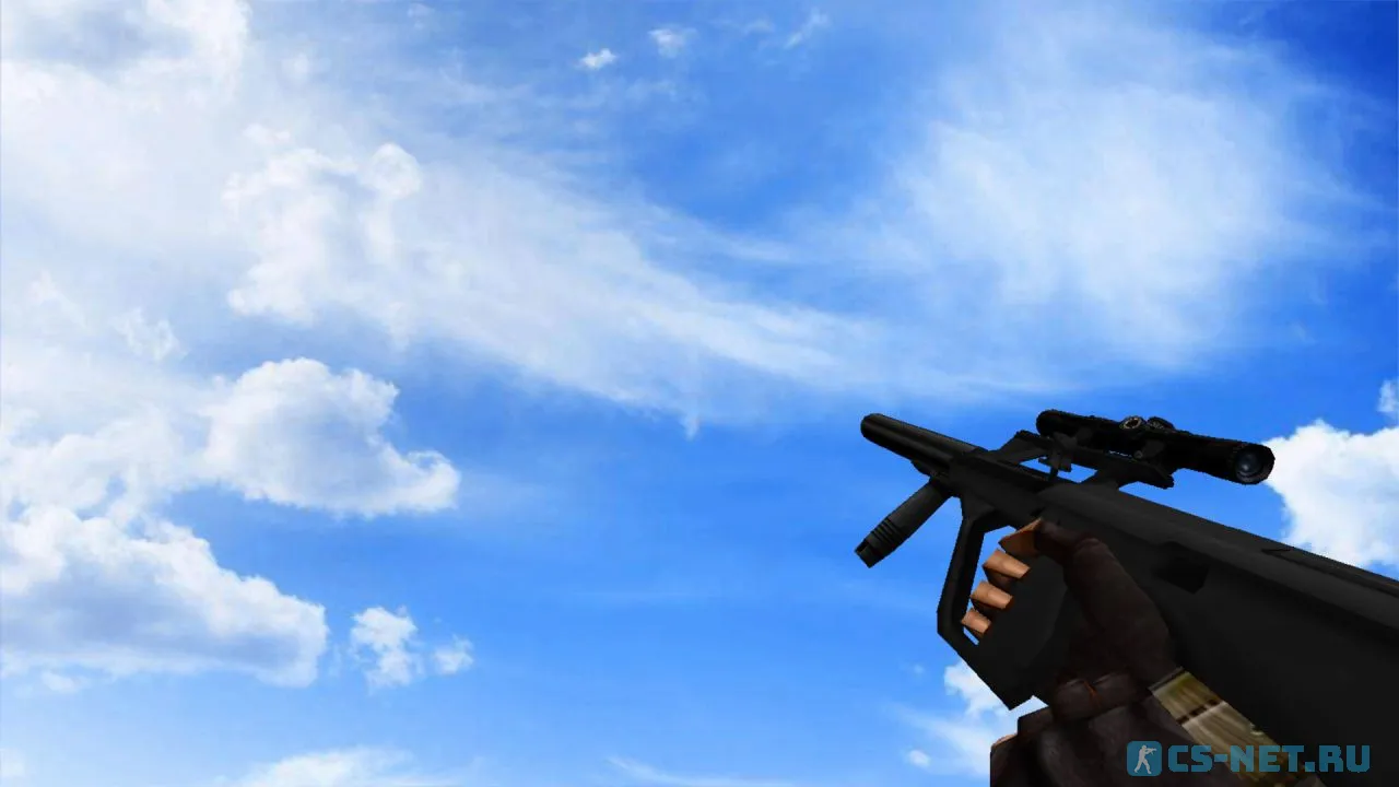 Модель «AUG с глушителем» для CS 1.6 (скрин 2)