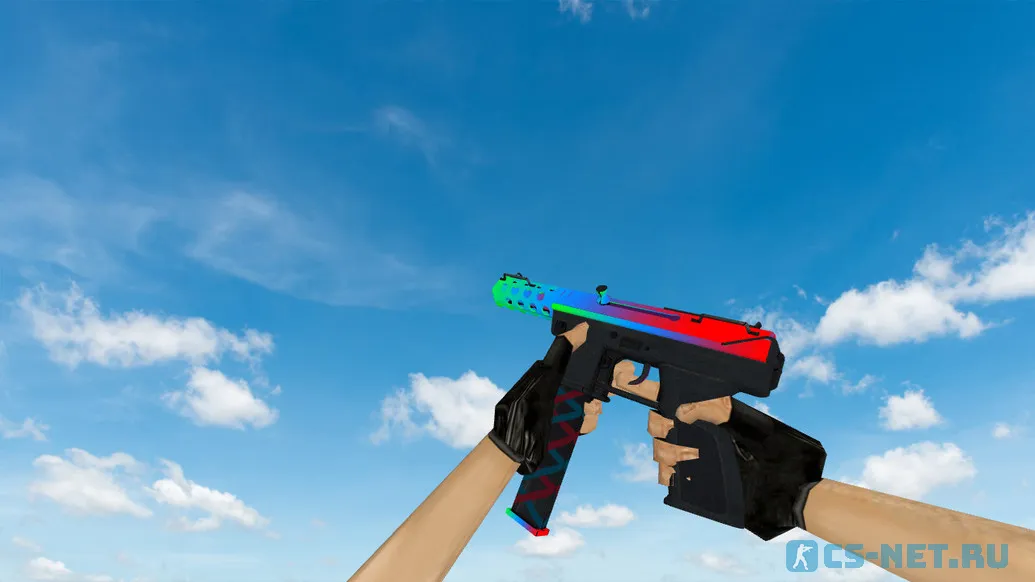 Модель «TEC-9 | Радужный» для CS 1.6