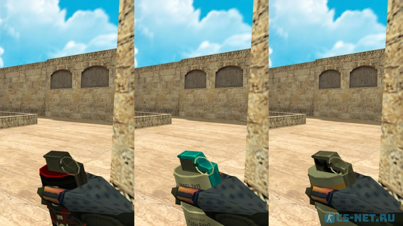 Сборка CS 1.6 от Forgots (гранаты)