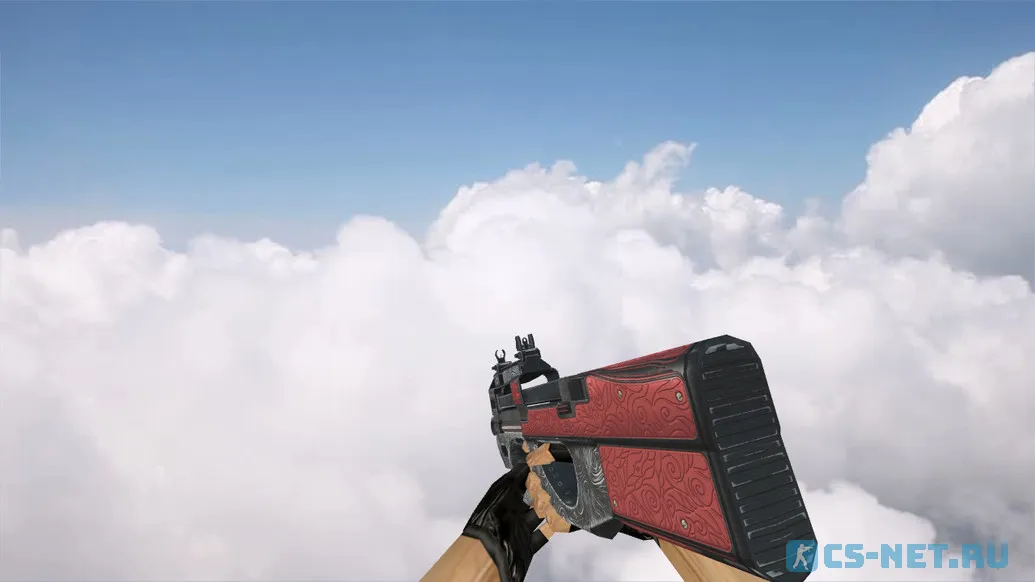 Модель «P90 Bark Beetle Red» для CS 1.6 (скрин 3)