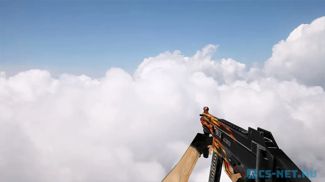 Модель «Defaut UMP-45 Fire» для CS 1.6