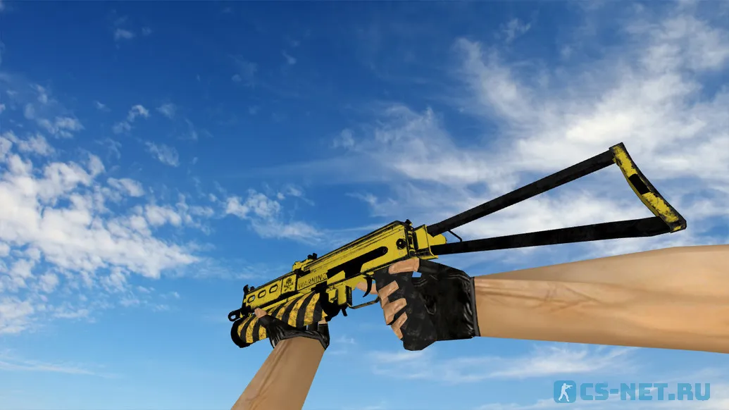 Модель «PP-19 Bizon Death Warning» для CS 1.6