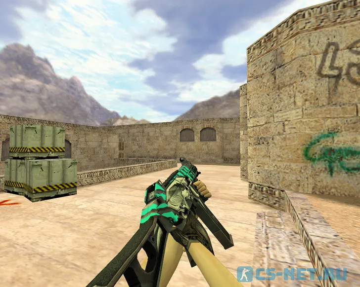 Модель «UMP-45 Первобытный саблезуб» для CS 1.6 (скрин 2)