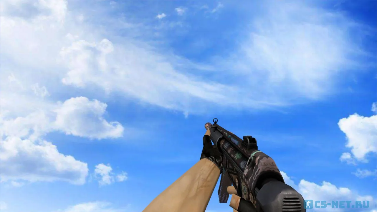 Модель «MP5-SD | Юный некромант (Necro Jr.)» для CS 1.6  (скрин 3)