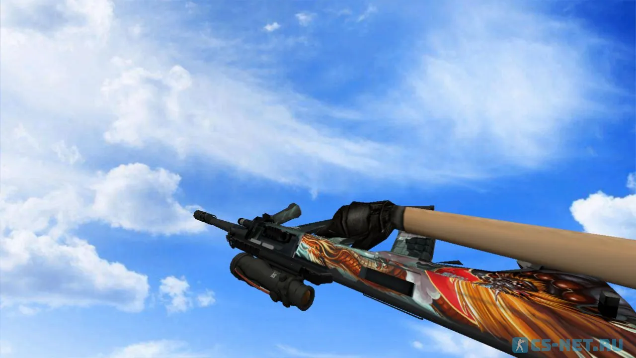 Модель «AUG Большая обезьяна» для CS 1.6 (скрин 2)