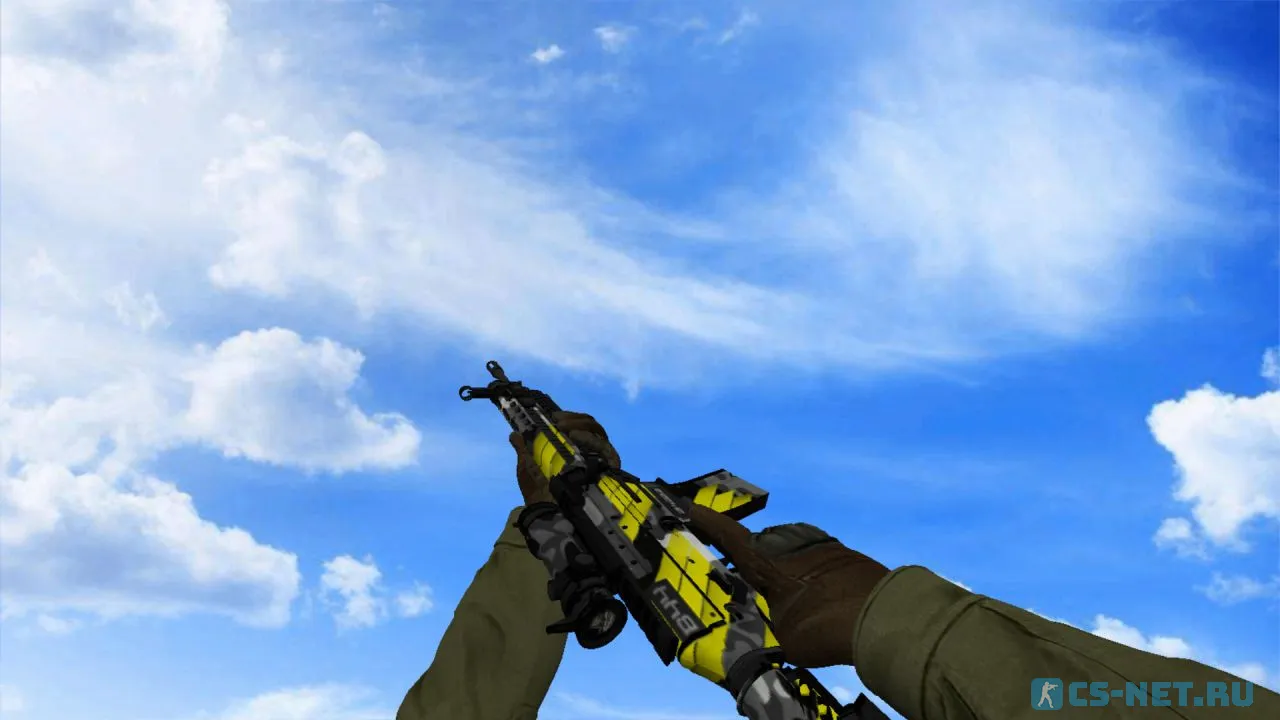 Модель «SG 553 | Neural (cs:go hands)» для CS 1.6 (скрин 2)