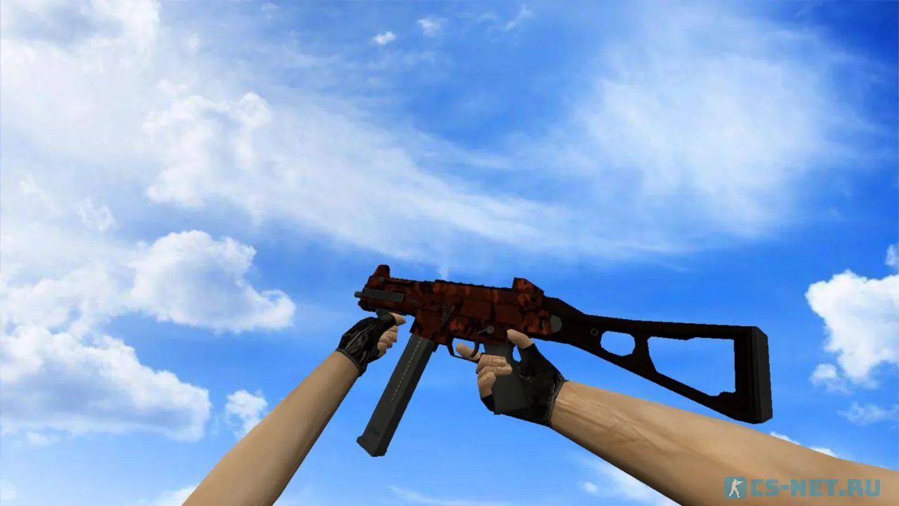 Модель «UMP-45 | Полная остановка (Full Stop)» для CS 1.6