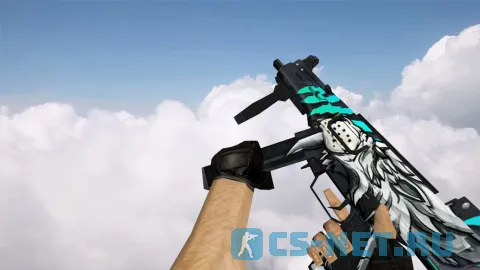 Модель «Default UMP-45 | Первобытный саблезуб» для CS 1.6 (скрин 2)