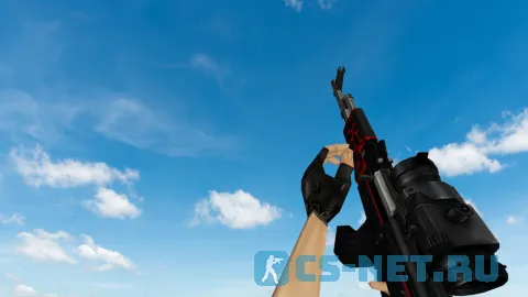 Модель «AK74 | Красная линия» для CS 1.6 (скрин 3)
