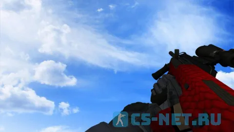 Модель «AUG Красный и опасный» для CS 1.6 (скрин 2)