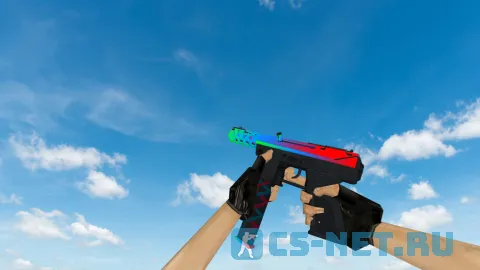 Модель «TEC-9 | Радужный» для CS 1.6