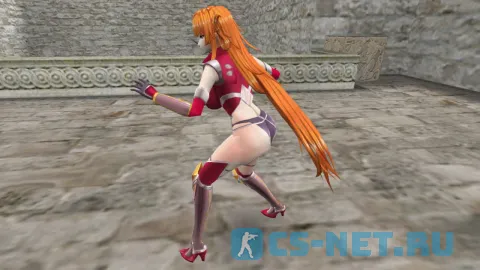 Персонаж Камимура Маика (Kamimura Maika) из игры "Taimanin" для CS 1.6 (вид сбоку)