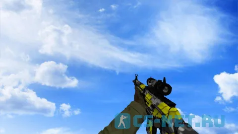 Модель «SG 553 | Neural (cs:go hands)» для CS 1.6 (скрин 3)