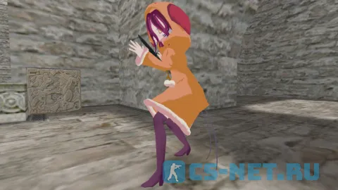 Модель персонажа «Schwi Dola (Шуви Дола)» из аниме "Нет игры — нет жизни" для CS 1.6 (вид сбоку)