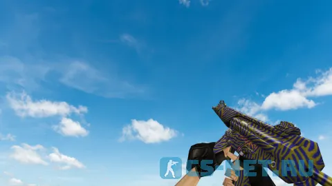 Модель «Default MP5 | Горн войны» для CS 1.6 (скрин 2)