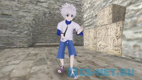Модель персонажа «Killua Zoldyck (Киллуа Золдик)» из аниме "Охотник х Охотник" для CS 1.6 (для CT)