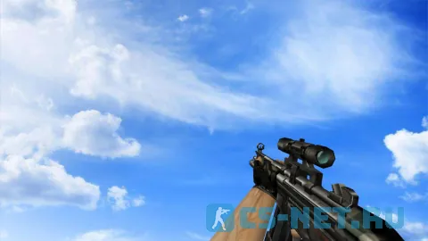 Модель «MP5 Камуфляж с оптикой» для CS 1.6