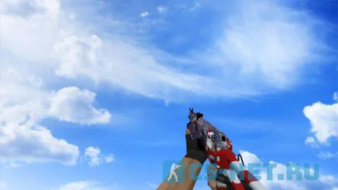 Модель «Бизон | Санта» для CS 1.6 (скрин 4)