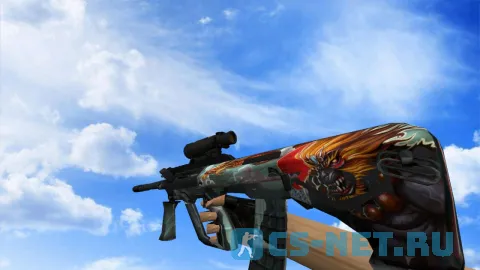 Модель «AUG | Azuro» для CS 1.6