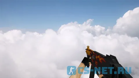 Модель «Default UMP-45 | Пламя» для CS 1.6