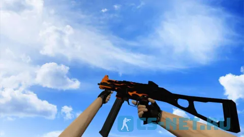 Модель «UMP-45 | Пламя» для CS 1.6