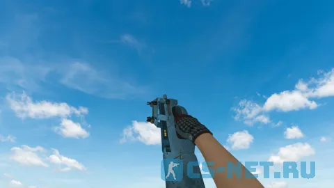 Модель «P90 | Пришелец (blue gloves)» для CS 1.6 (скрин 2)