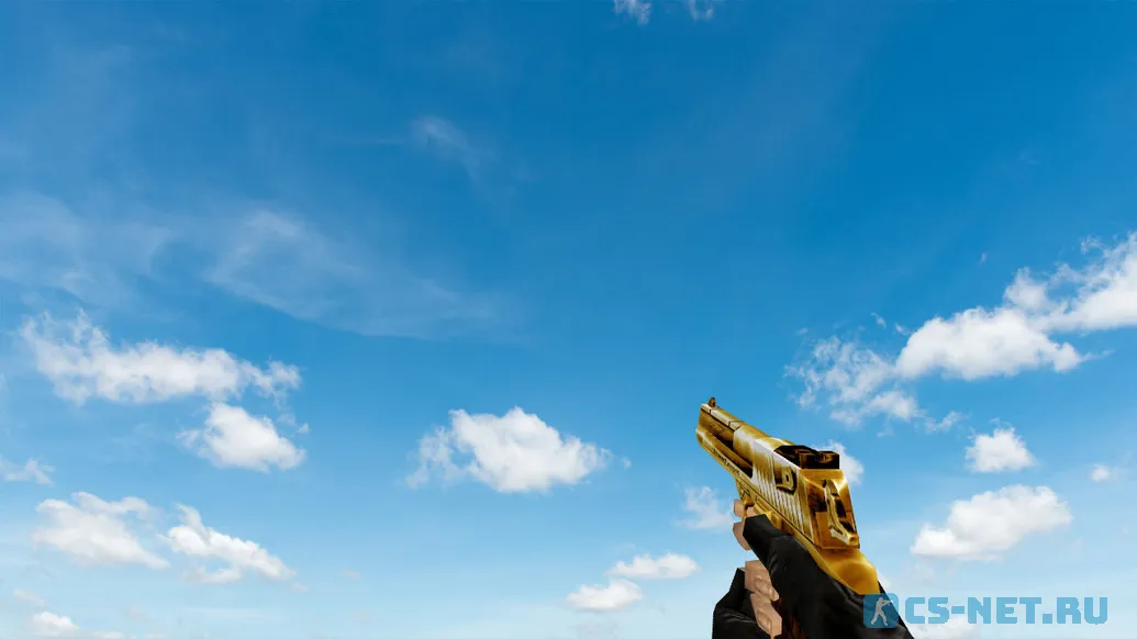 Пак моделей оружия «Gold Weapons Pack V3» для CS 1.6 (Deagle)