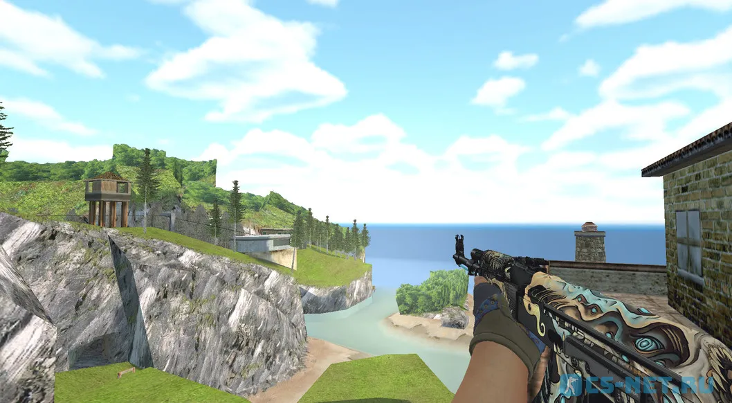 Пак моделей оружия «Hydra Gloves | Case Hardened Pack» для CS 1.6 (AK47)