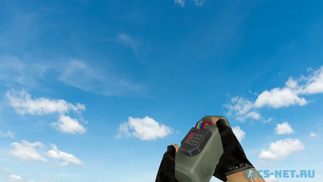 Пак моделей оружия «Default Weapons Chromed» для CS 1.6 (Bomb)