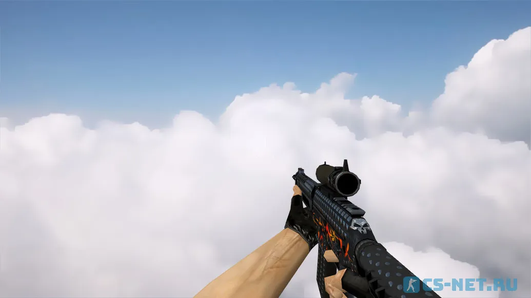 Модель «SG 553 | Тяжёлый метал (Heavy Metal)» для CS 1.6 (скрин 3)