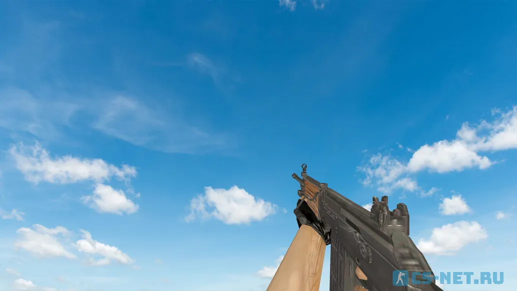 Пак моделей оружия «Default Weapons Chromed» для CS 1.6 (Galil)