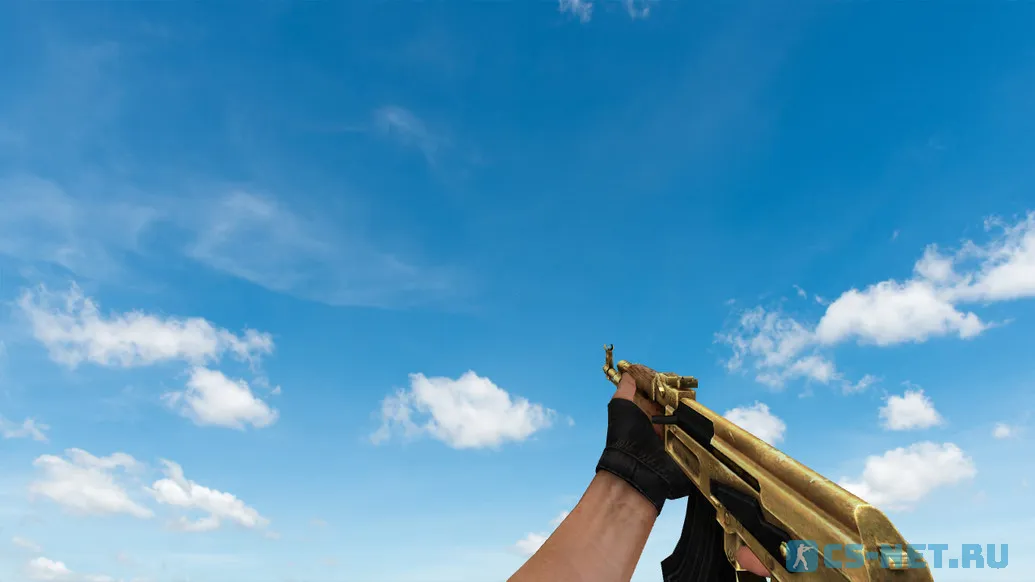 Пак моделей оружия «Golden Weapon Pack» для CS 1.6 (AK47)