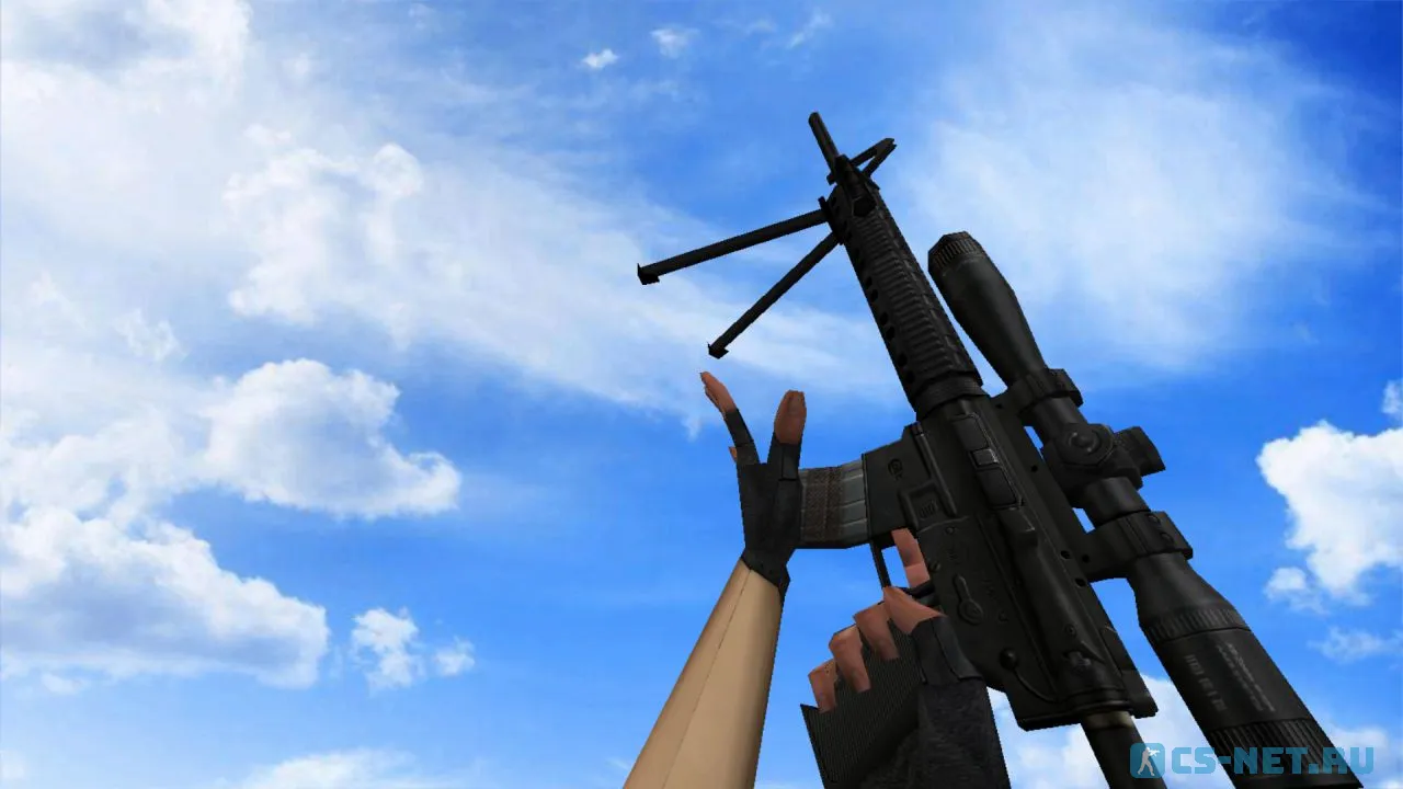 Модель «М16А4 с оптикой» для CS 1.6 (скрин 2)