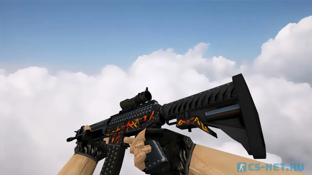 Модель «SG 553 | Тяжёлый метал (Heavy Metal)» для CS 1.6