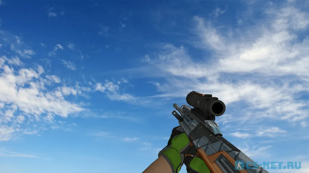 Пак моделей оружия «Specialist Gloves Emerald Web Pack» для CS 1.6 (AUG)