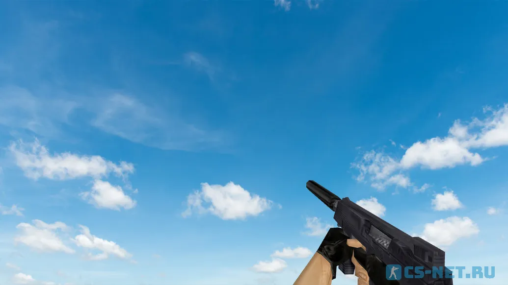 Пак моделей оружия «Default Weapons Chromed» для CS 1.6 (TMP)