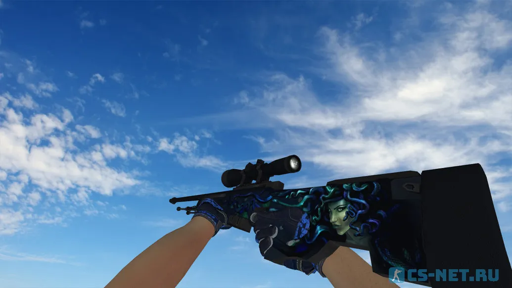 Пак моделей оружия «Polygon Moto Gloves Weapon Pack» для CS 1.6 (AWP)