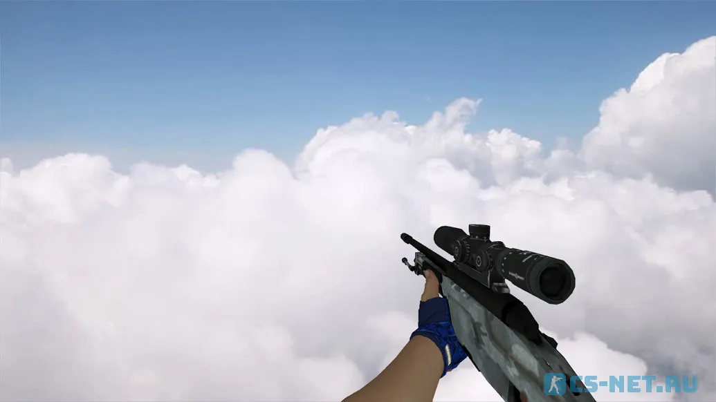 Пак моделей оружия «Hand Wraps Cobalt Skulls Pack» для CS 1.6 (Scout)