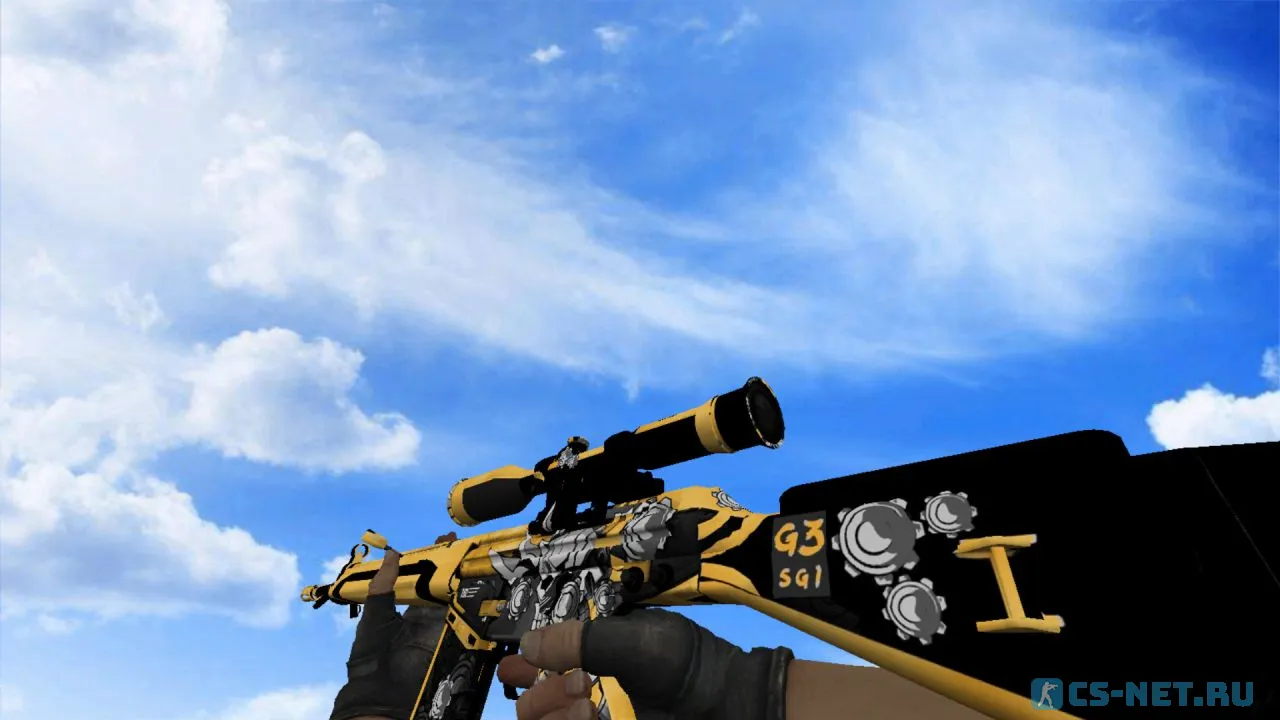 Модель «G3SG1 | Cybernetik» для CS 1.6